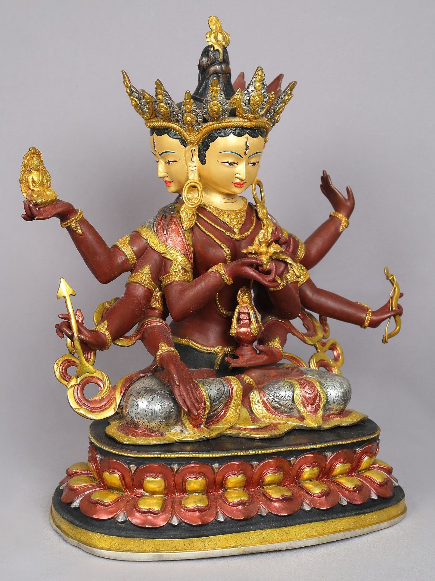 19" Dakini Namgyalma Copper Statue from Nepal | Handmade Sculpture