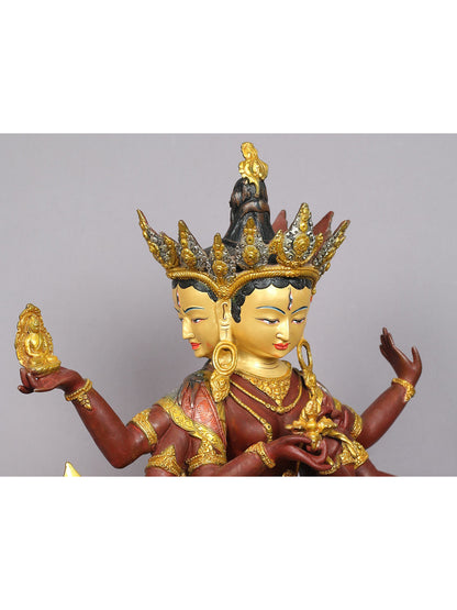 19" Dakini Namgyalma Copper Statue from Nepal | Handmade Sculpture