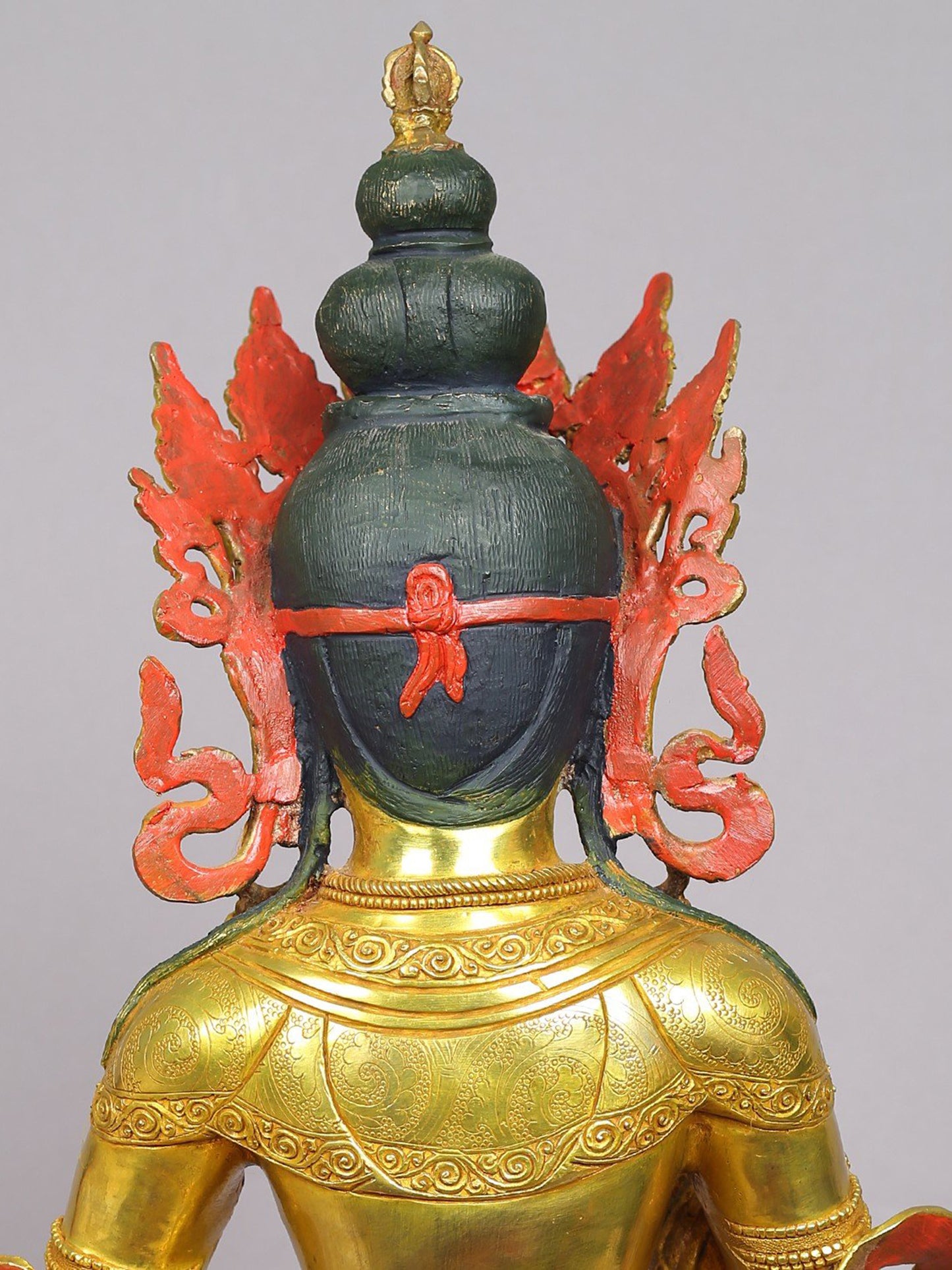 19" Vajrasattva Copper Statue from Nepal | Tibetan Buddhist Deity Idol