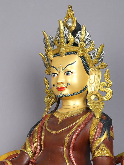 26" Lord Kubera Idol from Nepal | Nepalese Copper Statue