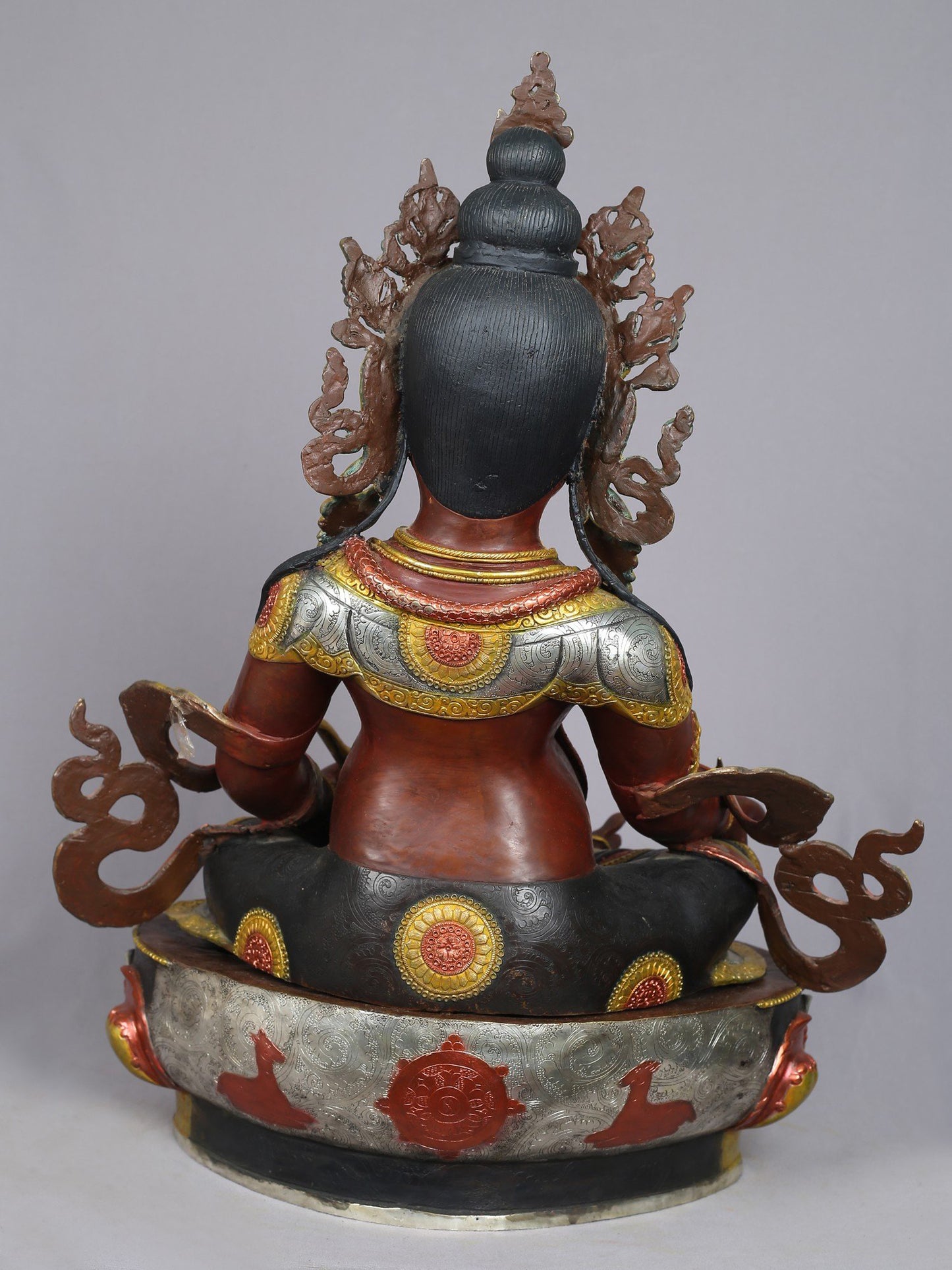 26" Lord Kubera Idol from Nepal | Nepalese Copper Statue