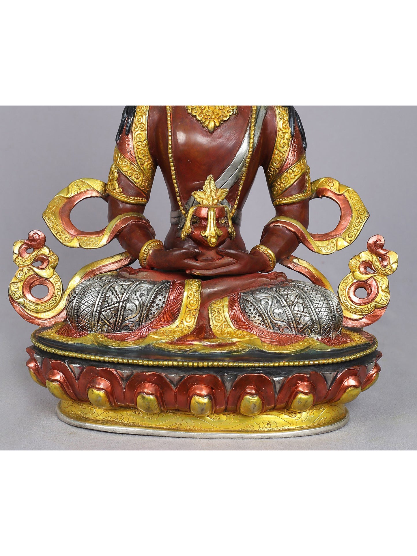 14" Lord Aparmita Buddha Statue | Buddhist Deity Copper Idols