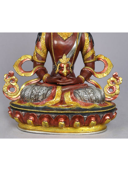 14" Lord Aparmita Buddha Statue | Buddhist Deity Copper Idols