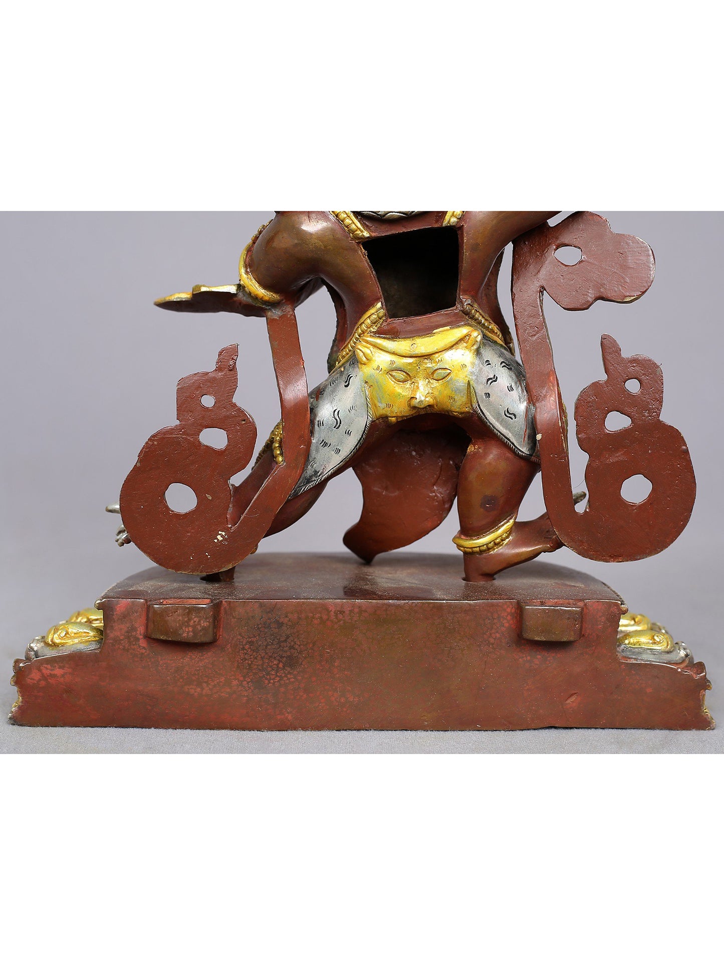 12" Vajrapani Copper Statue from Nepal | Buddhist Deity Idols