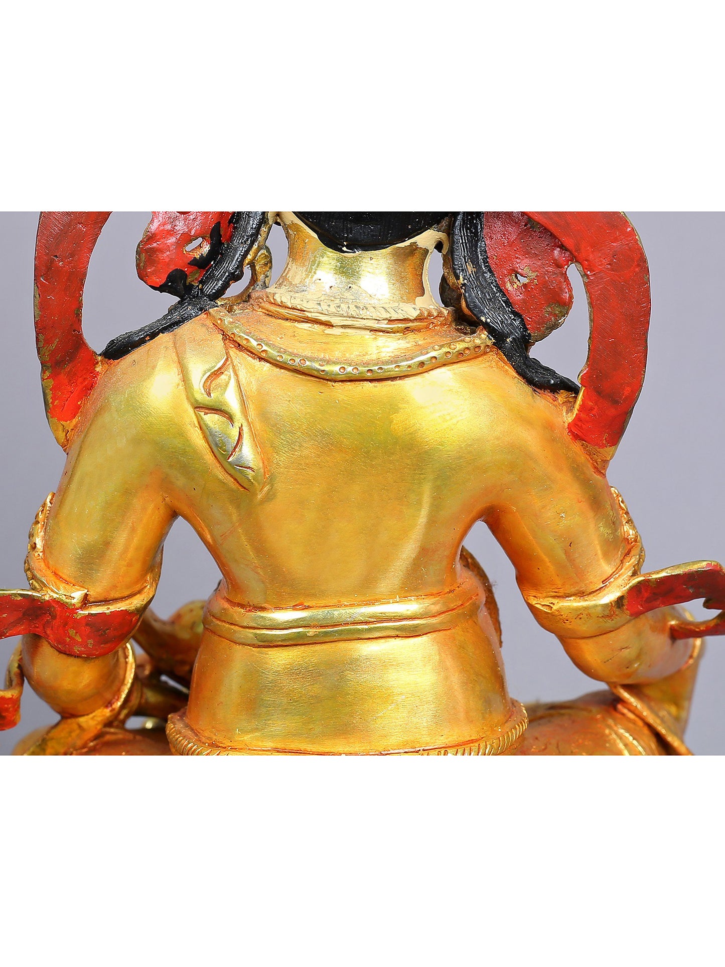 13" Lord Kubera Statue | Handmade Idol | Nepalese Copper Statue | Copper Figurine