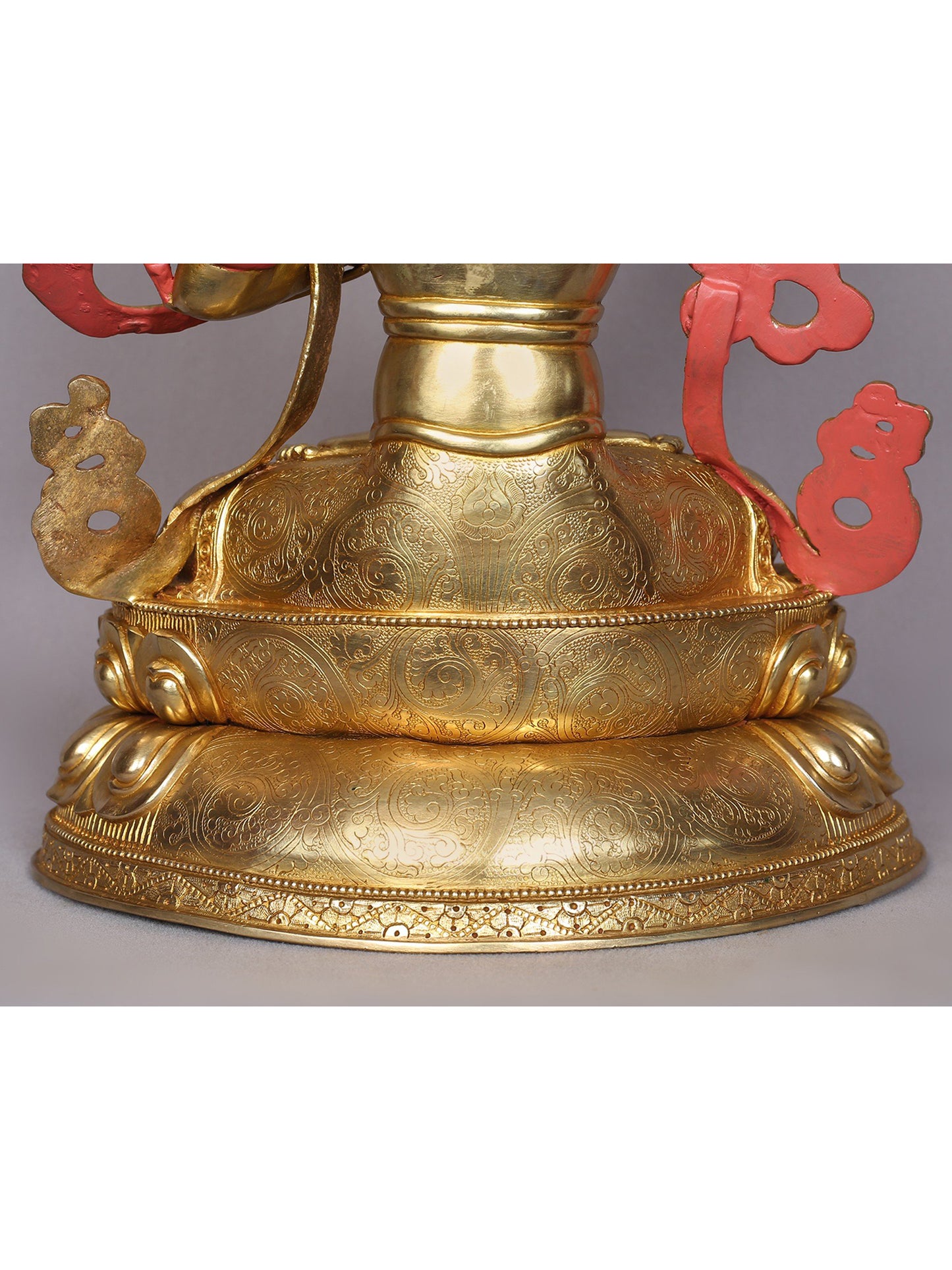 15" Manjushri Copper Statue From Nepal | Handmade | Buddhist Deity Idols