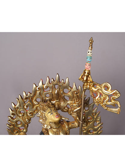 11" Goddess Vajrayogini Copper Statue | Handmade Goddess Idol | Nepalese Copper Statue