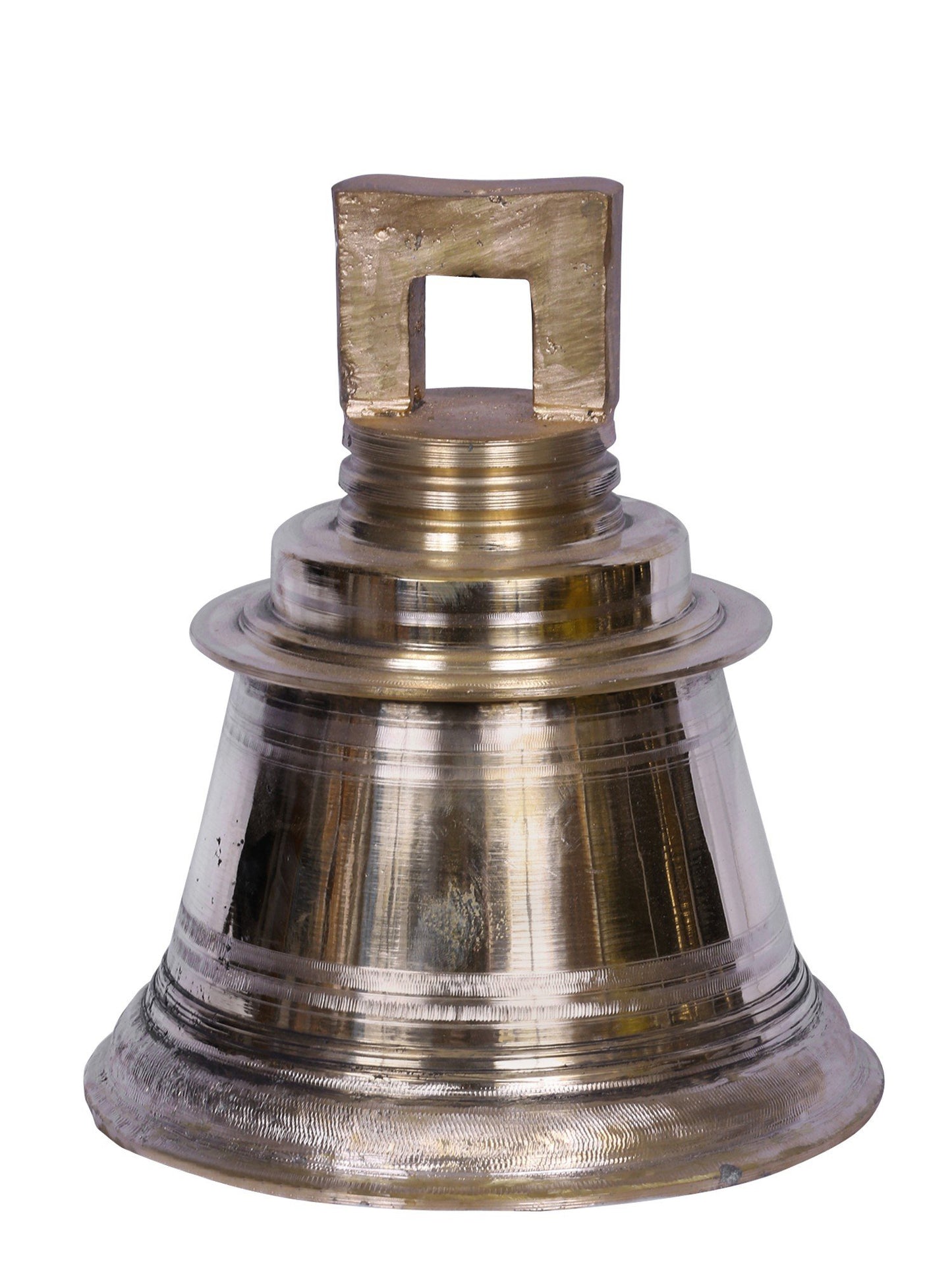 9" Brass Temple Hanging Bell | Handmade Brass Bell For Gifting