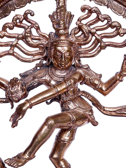 6" Small Lord Nataraja Statue | Handmade | Madhuchista Vidhana (Lost-Wax) | Panchaloha Bronze from Swamimalai