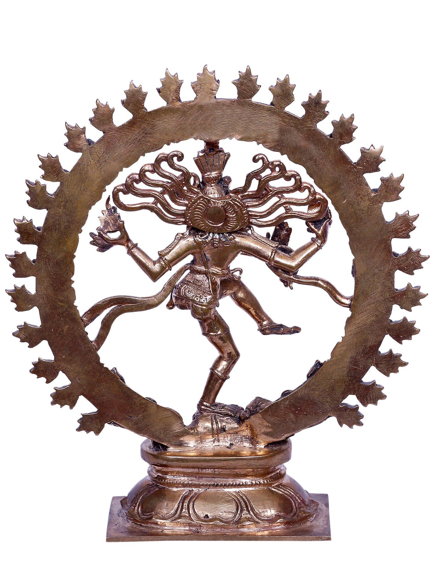 6" Small Lord Nataraja Statue | Handmade | Madhuchista Vidhana (Lost-Wax) | Panchaloha Bronze from Swamimalai