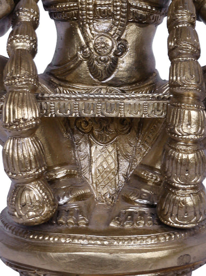 9'' Lord Ayyappan | Handmade Idol | Lord Ayyapppan Brozne Statue | Hoysala Art