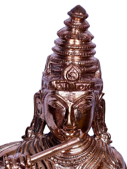 7" Small Lord Krishna Idol Playing Flute | Madhuchista Vidhana (Lost-Wax) | Panchaloha Bronze from Swamimalai