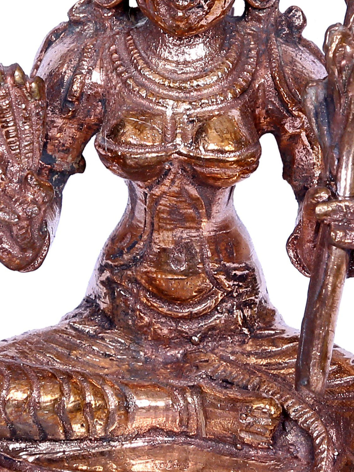 3" Small Goddess Rajarajeshwari (Tripura Sundari) Idol | Madhuchista Vidhana (Lost-Wax) | Panchaloha Bronze from Swamimalai