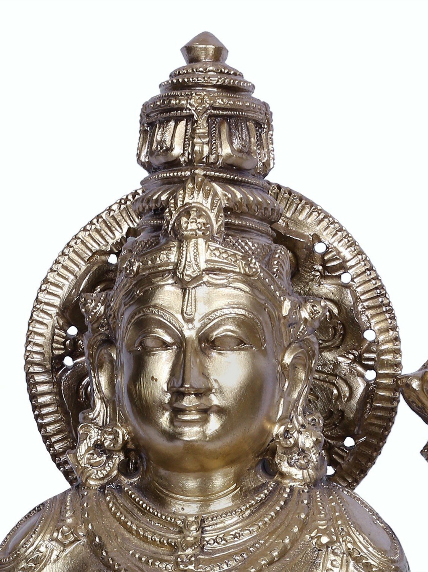 13" Bronze Goddess Lakshmi | Handmade Idol | Bronze Goddess Laxshmi Statue | Hoysala Art