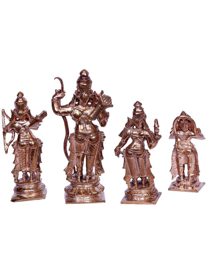 6" Bronze Shri Ram Darbar | Handmade | Bronze Sculpture