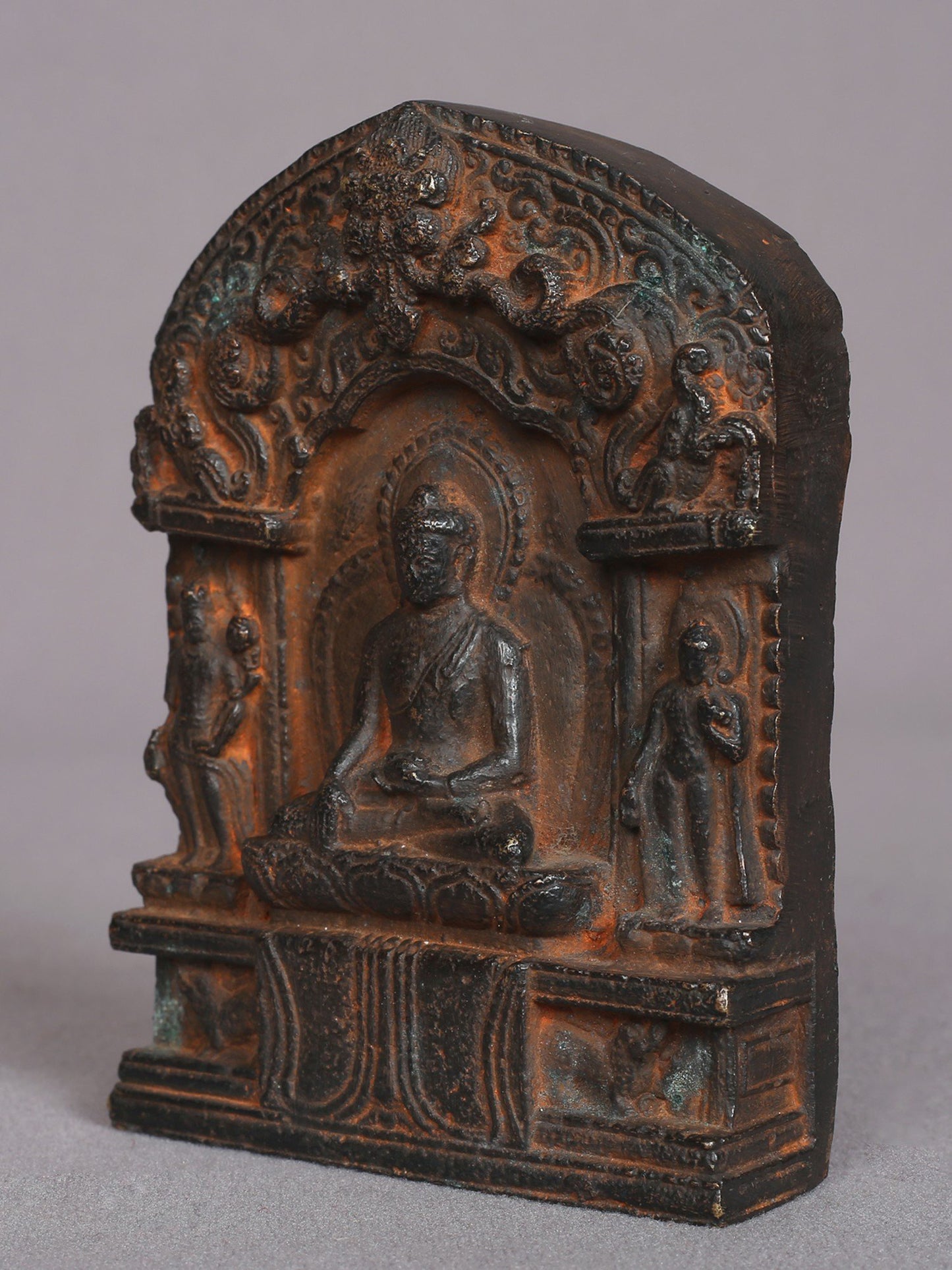 4" Small Lord Shakyamuni Buddha Copper Statue | Handmade Idol | Lord Buddha Statue