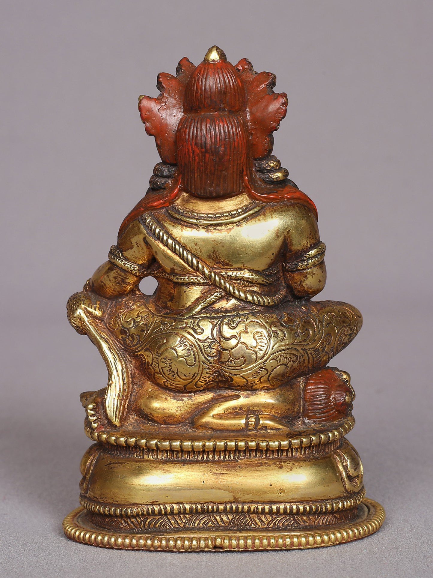 5" Small Copper Superfine Lord Kubera Statue | Handmade Idol | Kubera Figurine