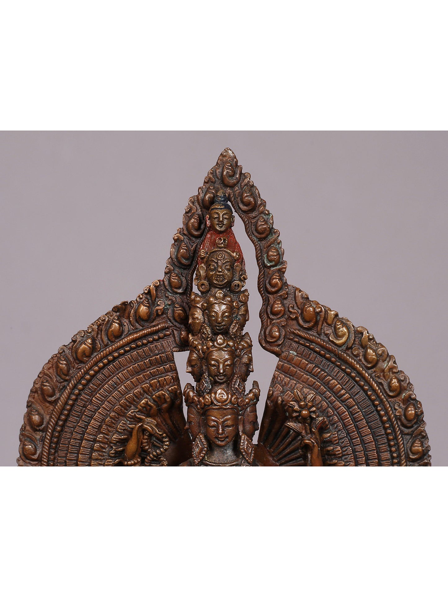 4" Small Superfine Thousand Armed Avalokiteshvara Copper Statue | Handmade | Buddhist Statue