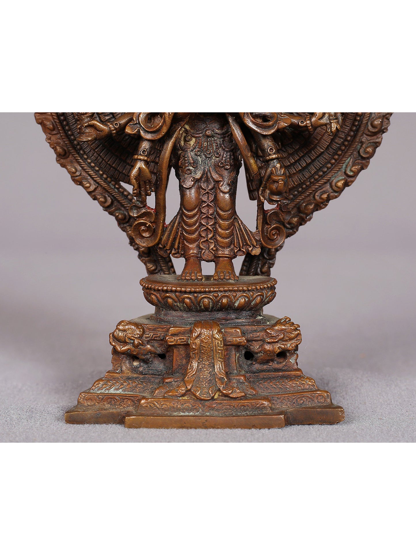 4" Small Superfine Thousand Armed Avalokiteshvara Copper Statue | Handmade | Buddhist Statue