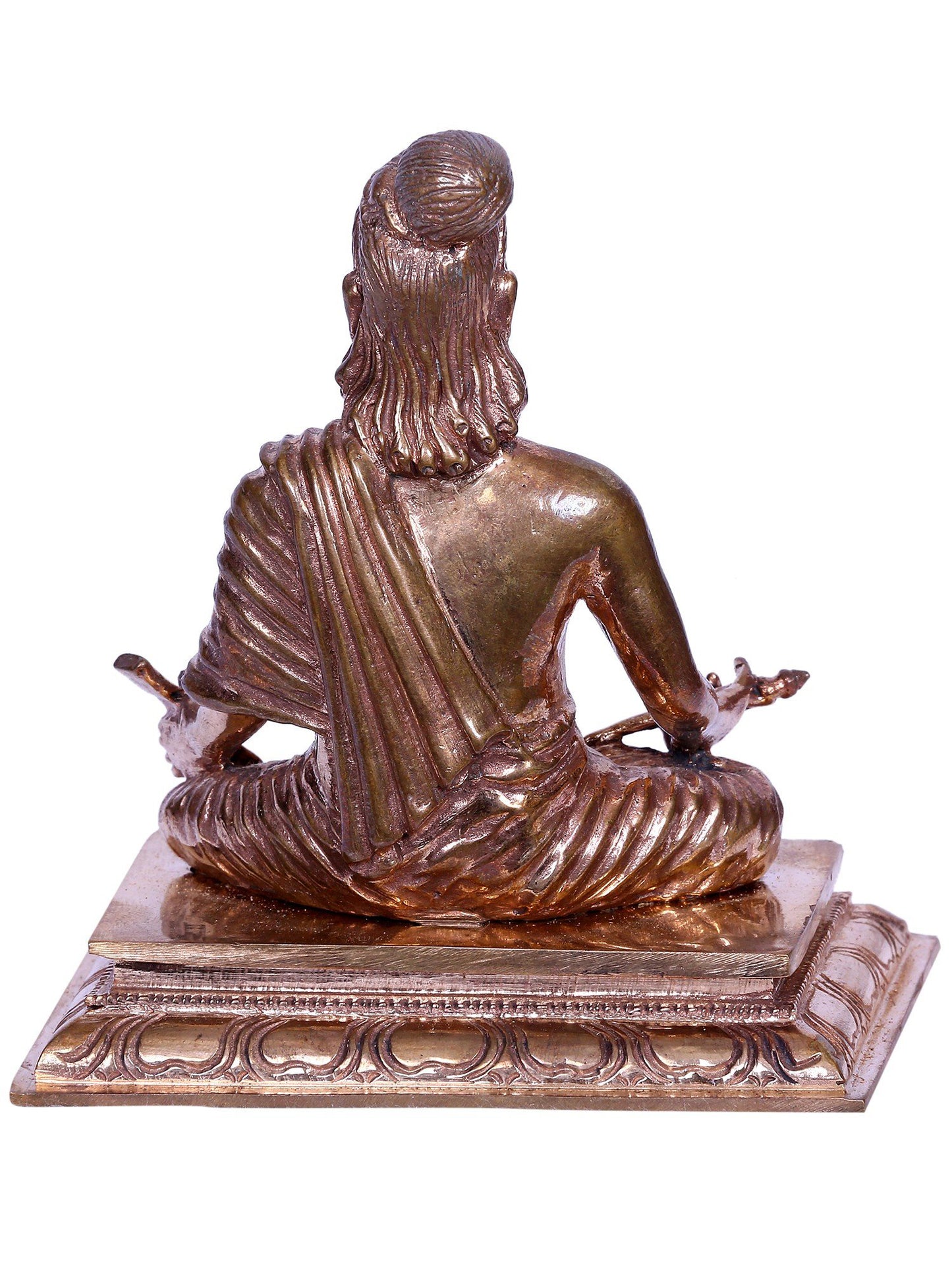 4" Bronze Saint Thiruvalluvar Sculpture | Handmade