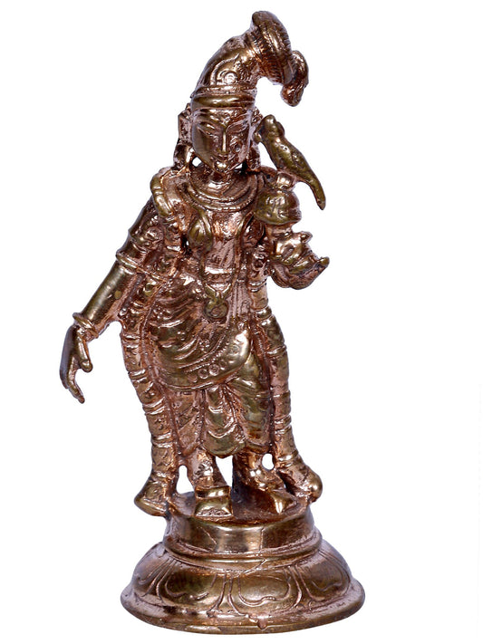 3" Bronze Goddess Andal Statue | Handmade