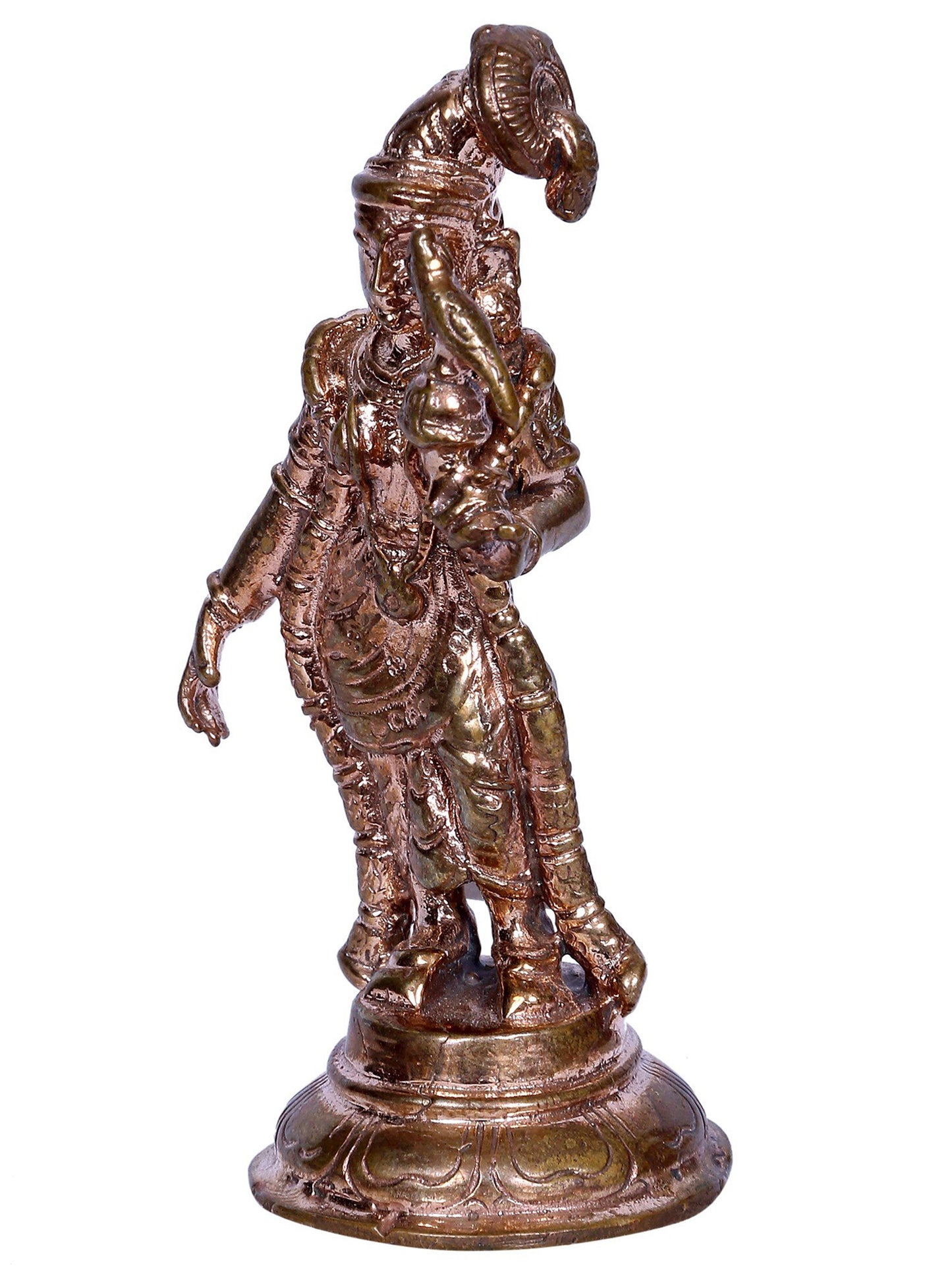 3" Bronze Goddess Andal Statue | Handmade