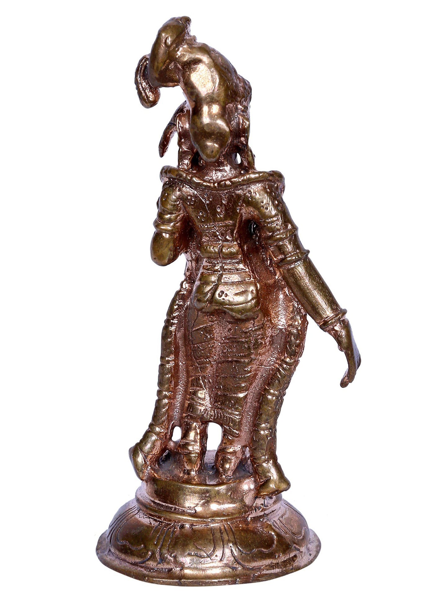 3" Bronze Goddess Andal Statue | Handmade