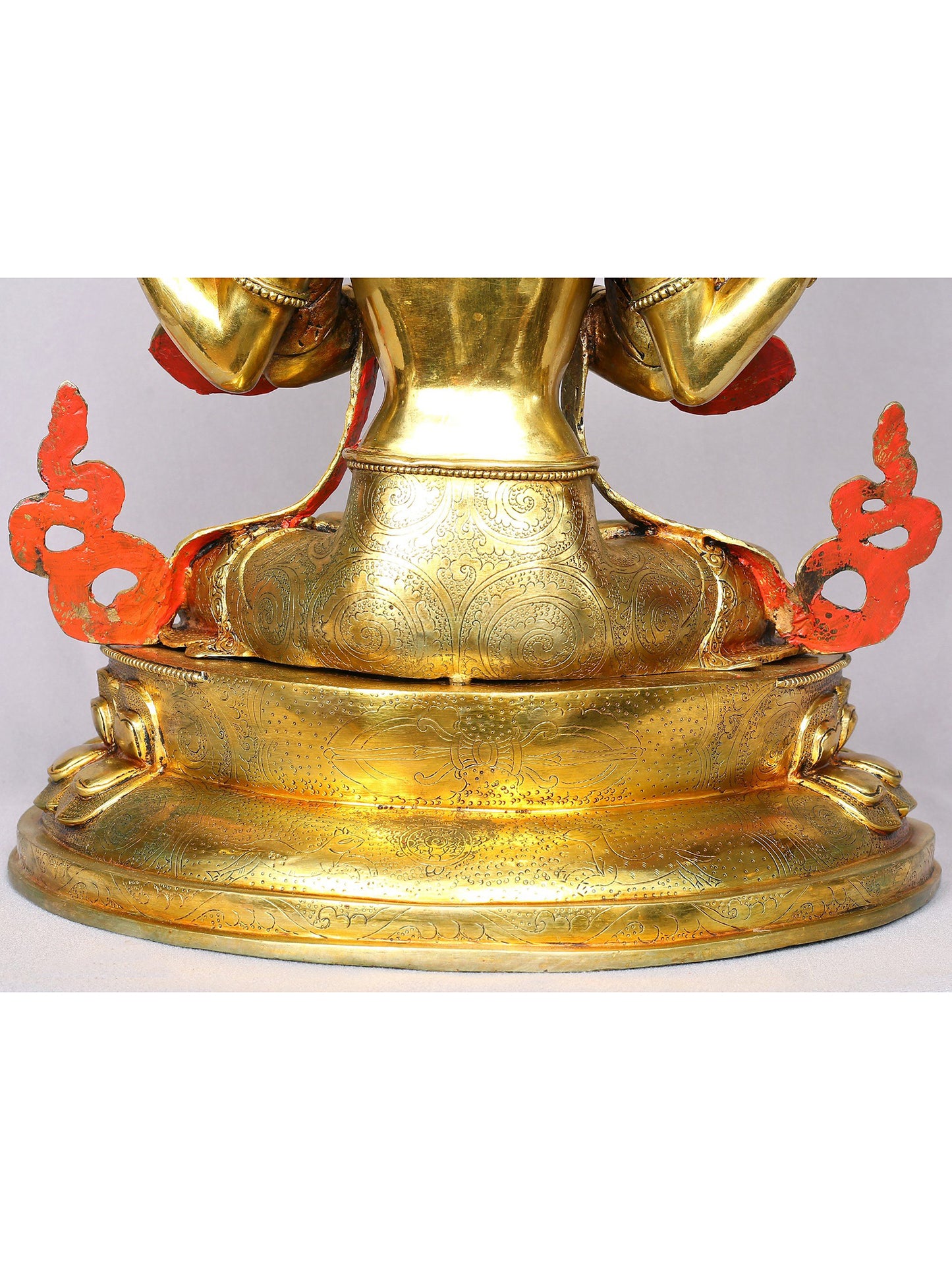 19" Chenrezig (Avalokiteshvara) From Nepal | Handmade Idol | Buddhist Statue