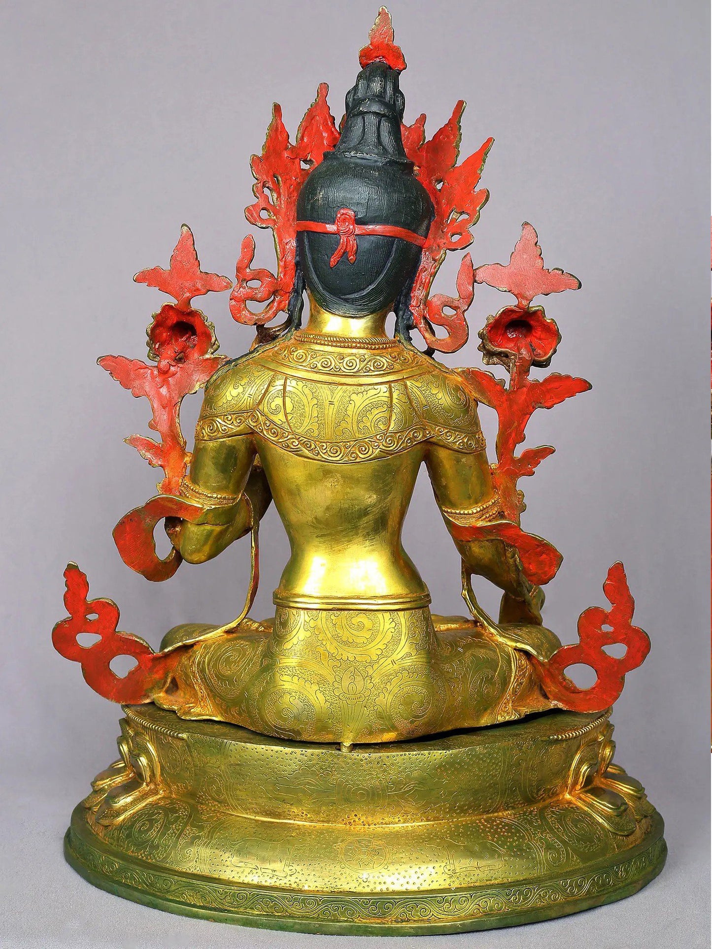 19" Goddess White Tara Statue From Nepal | Handmade Goddess Idol | Nepalese Statue