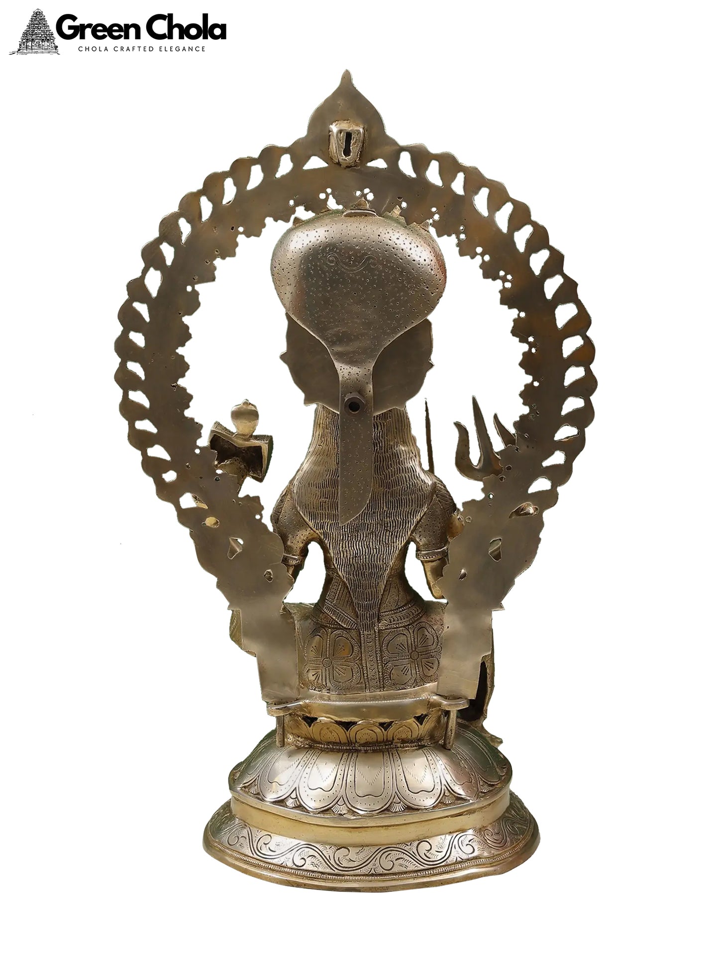 32-inch Brass Large Goddess Mariamman Sculpture