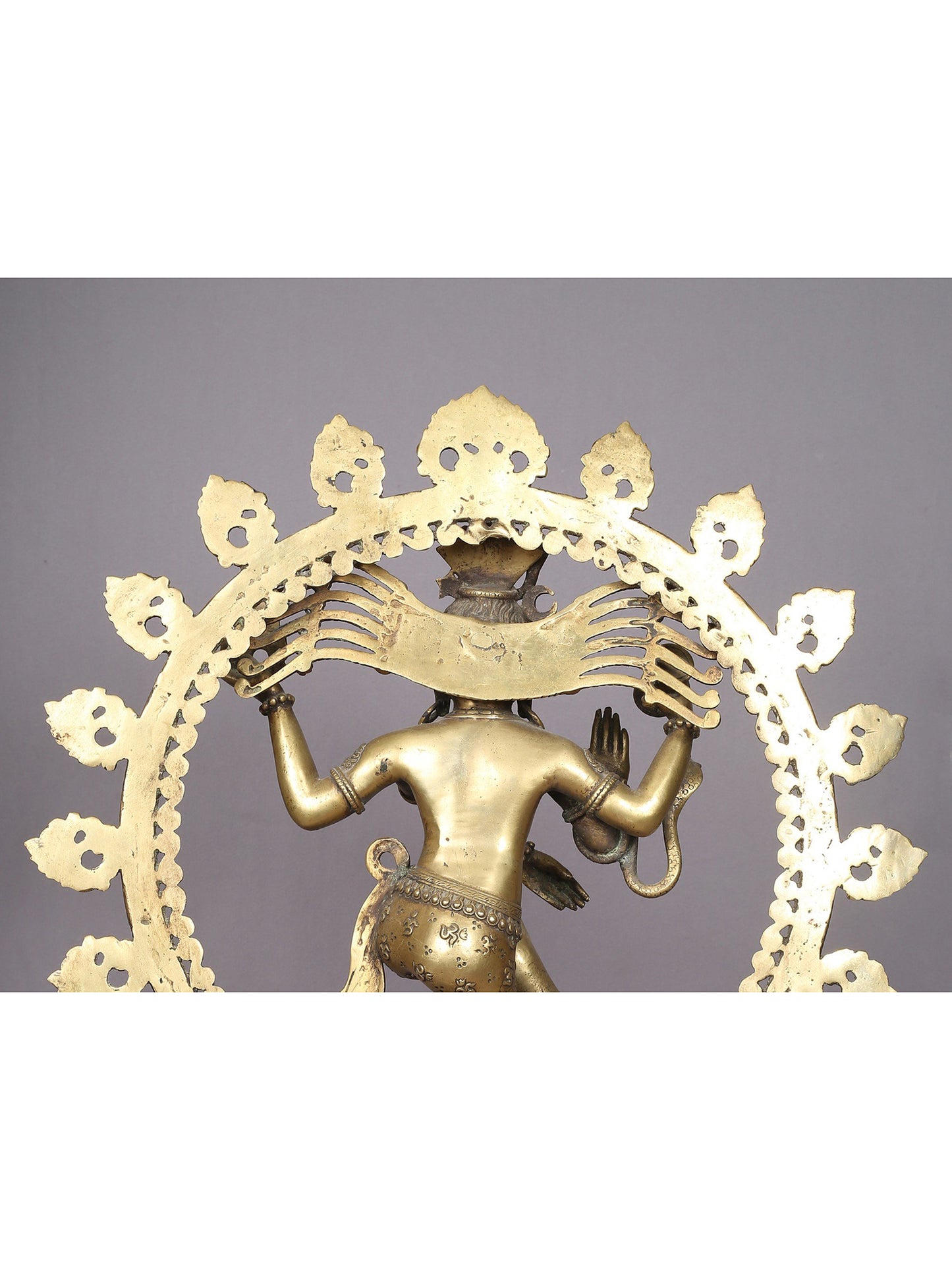 21" Nataraja Statue In Brass | Handmade Nataraja Statue | Lord Shiva Idol | Hindu God Figurine