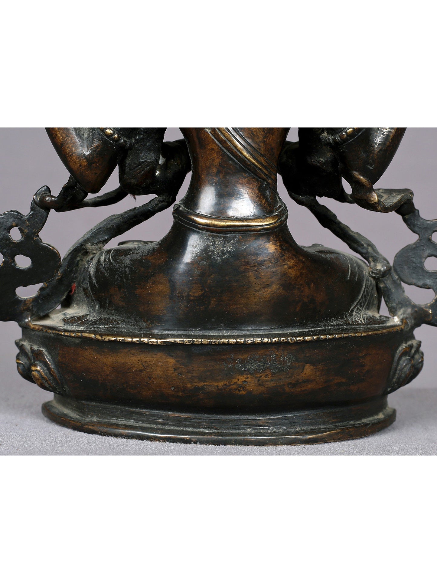 8" Brass Kharchari Statue From Nepal | Handmade Idol | Nepalese Statue | Brass Figurine