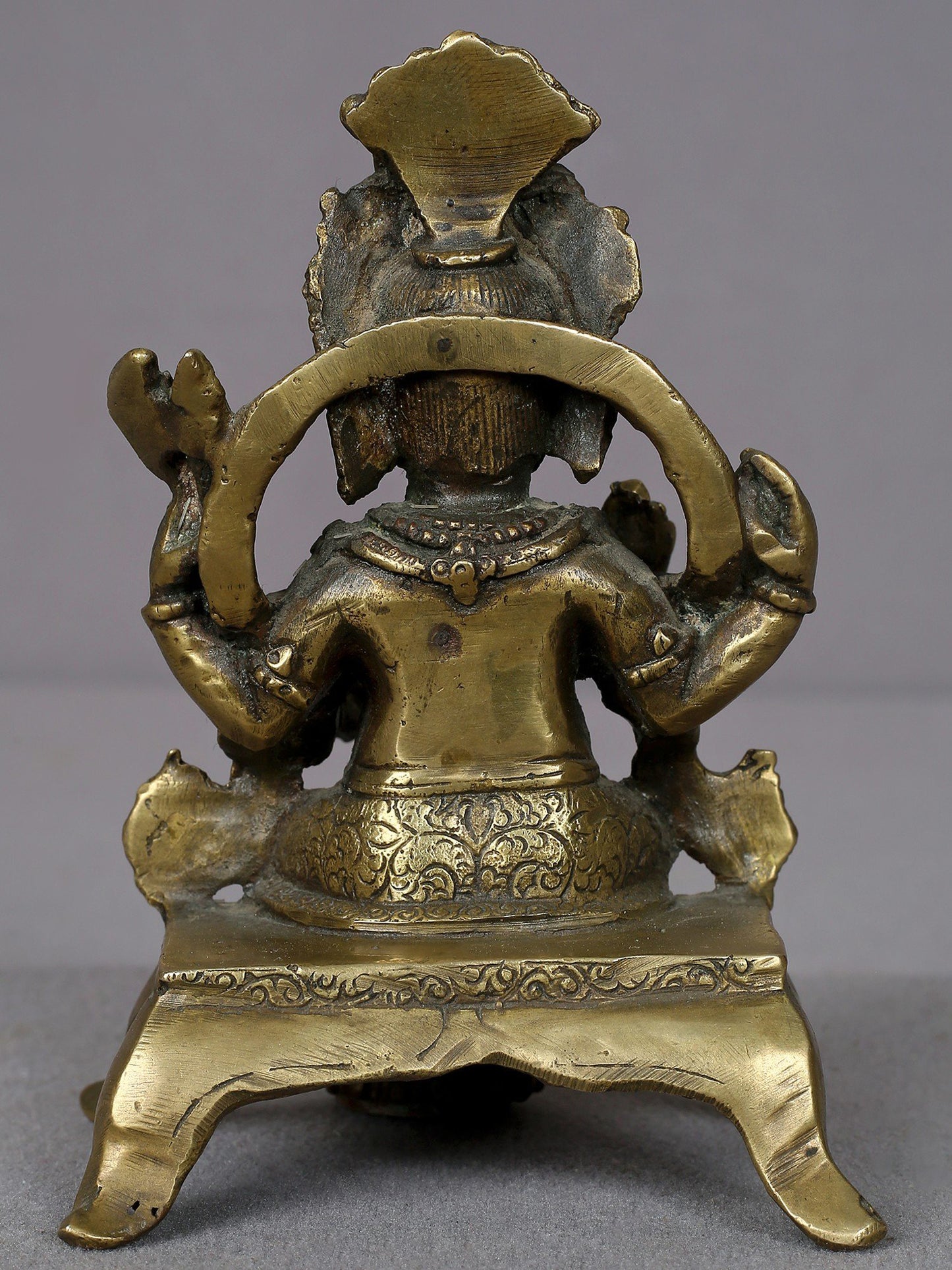 5" Brass Lord Ganesha Statue From Nepal | Handmade Idol | Ganesha Figurine