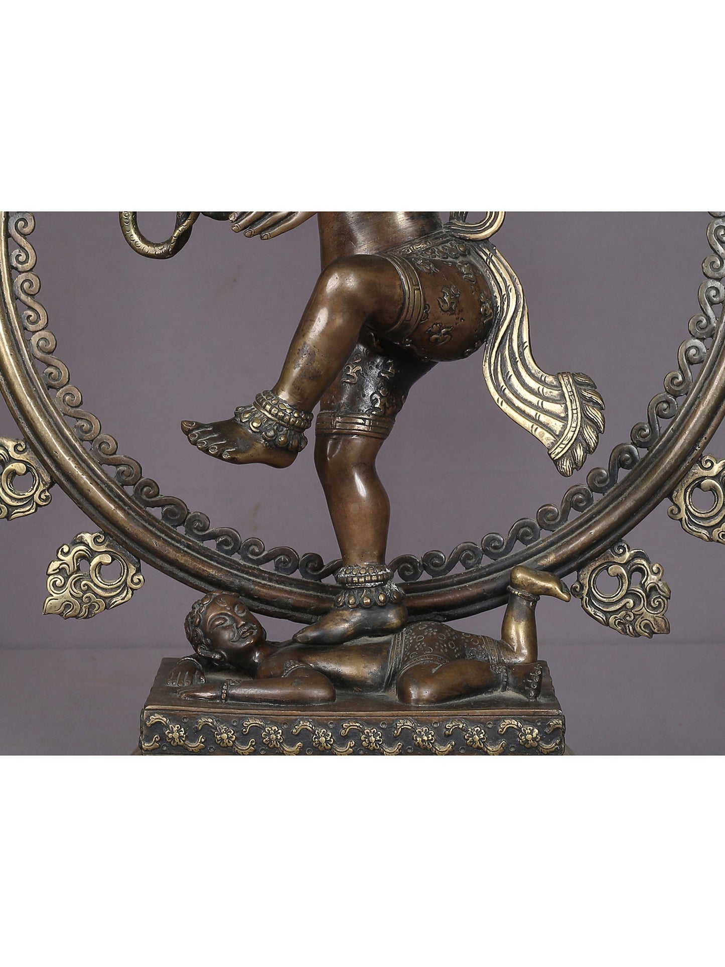 21" Nataraja Brass Idol From Nepal | Handmade Idol | Brass Lord Dancing Shiva Statue