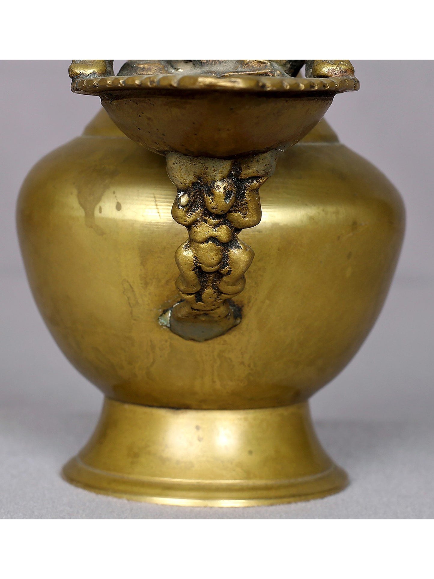 8" Sukunda Lamp In Brass | Pooja & Ritual Lamp | Traditional Brass Lamp