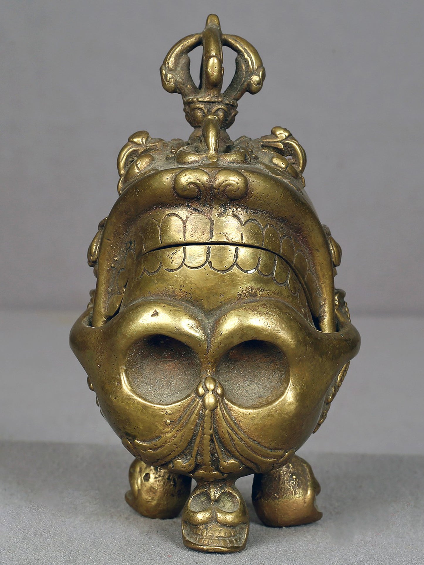 5" Brass Incense Burner (Kapala) from Nepal