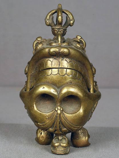 5" Brass Incense Burner (Kapala) from Nepal