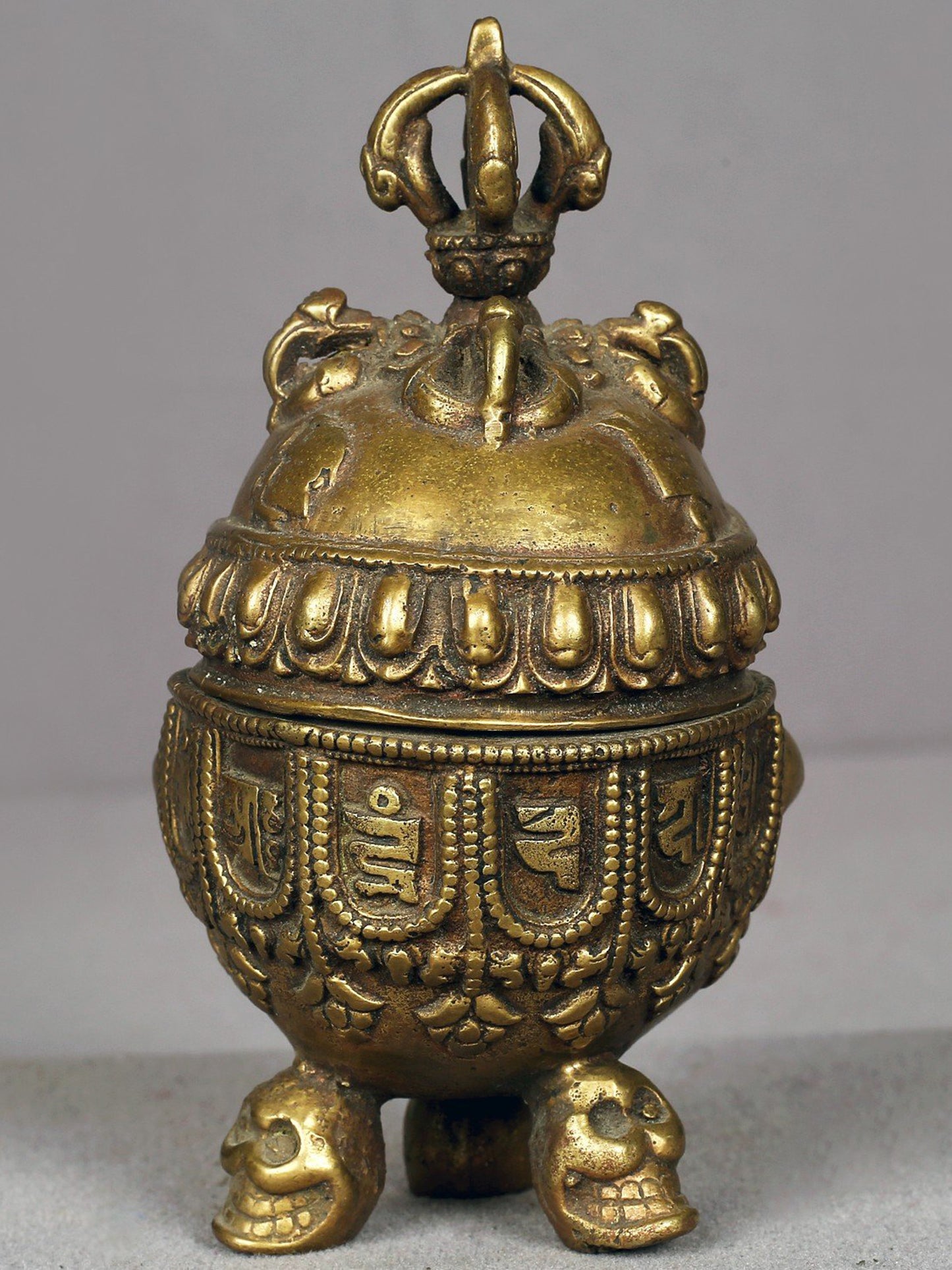 5" Brass Incense Burner (Kapala) from Nepal