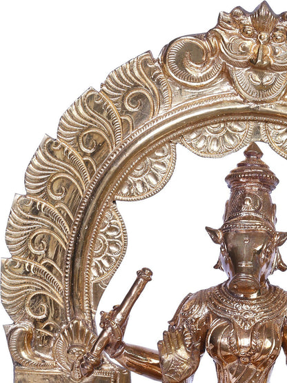 12" Bronze Goddess Varahi Statue | Madhuchista Vidhana (Lost-Wax) | Panchaloha Bronze Statue From Swamimalai