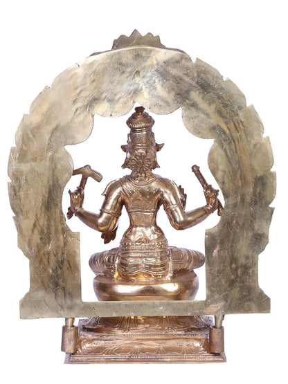 12" Bronze Goddess Varahi Statue | Madhuchista Vidhana (Lost-Wax) | Panchaloha Bronze Statue From Swamimalai