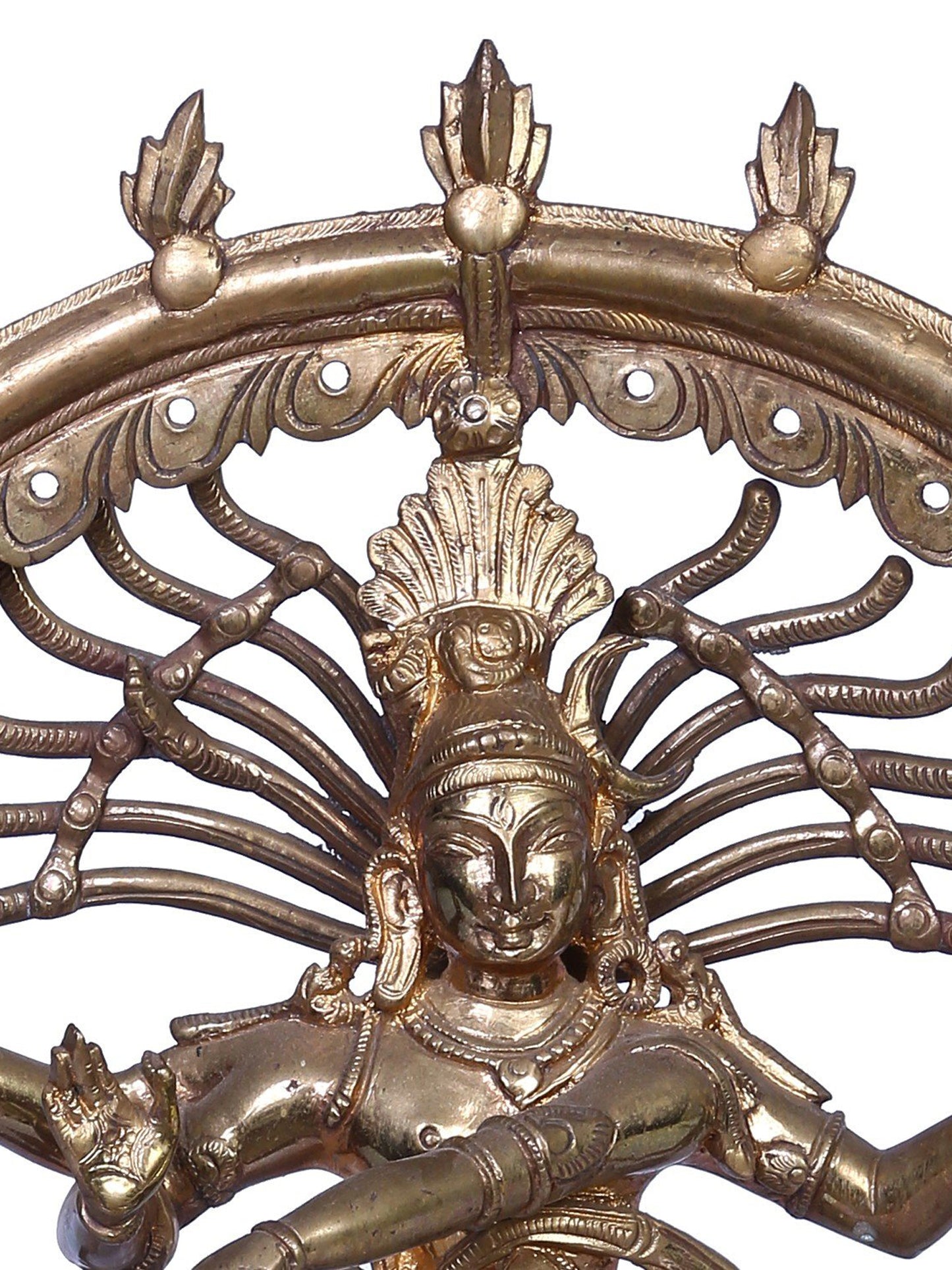 13" Nataraja (Dancing Shiva) Panchaloha Bronze Statue From Swamimalai | Handmade | Madhuchista Vidhana (Lost-Wax)