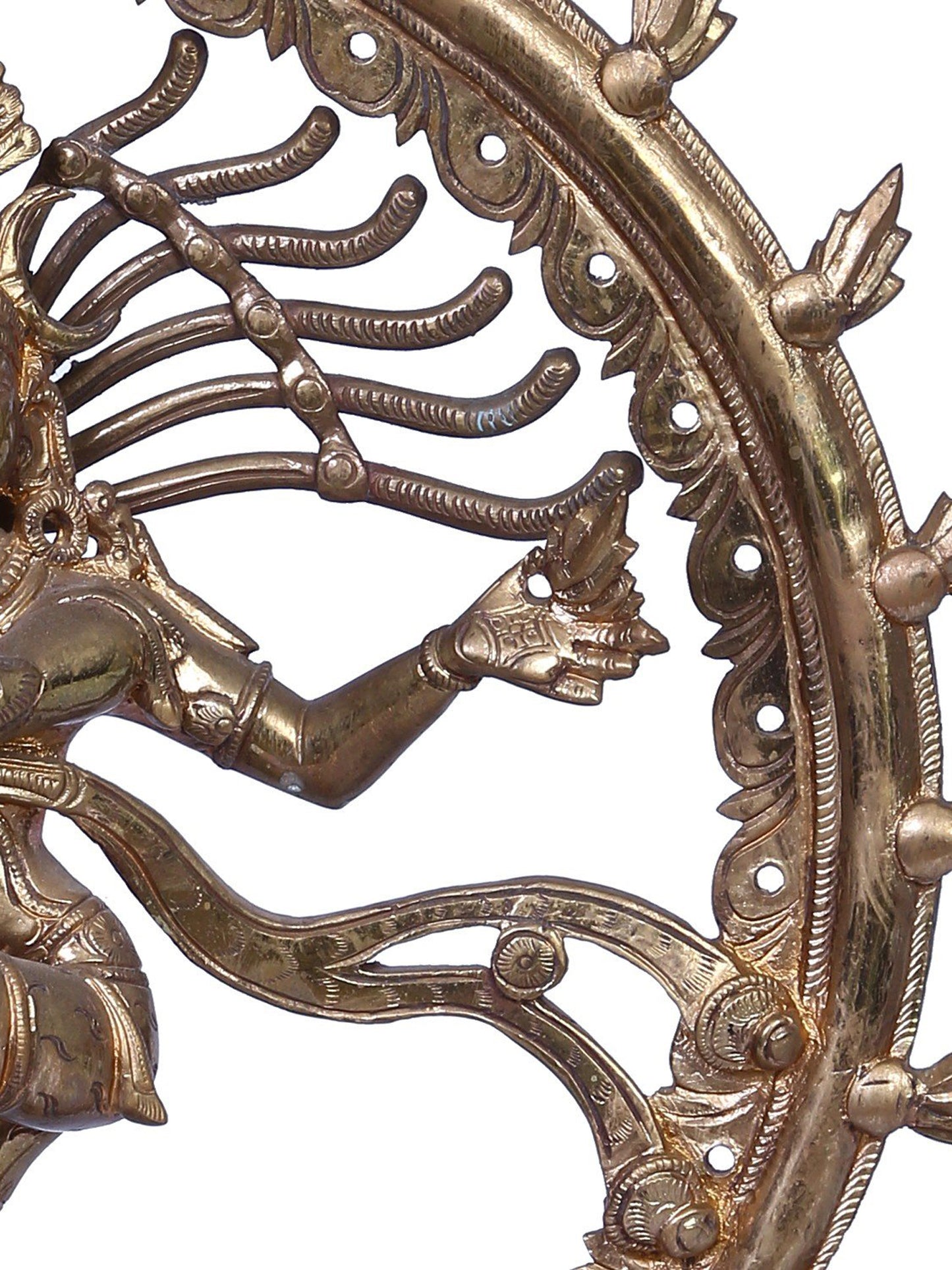 13" Nataraja (Dancing Shiva) Panchaloha Bronze Statue From Swamimalai | Handmade | Madhuchista Vidhana (Lost-Wax)