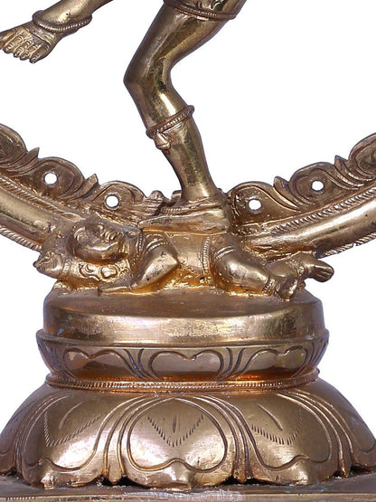 13" Nataraja (Dancing Shiva) Panchaloha Bronze Statue From Swamimalai | Handmade | Madhuchista Vidhana (Lost-Wax)