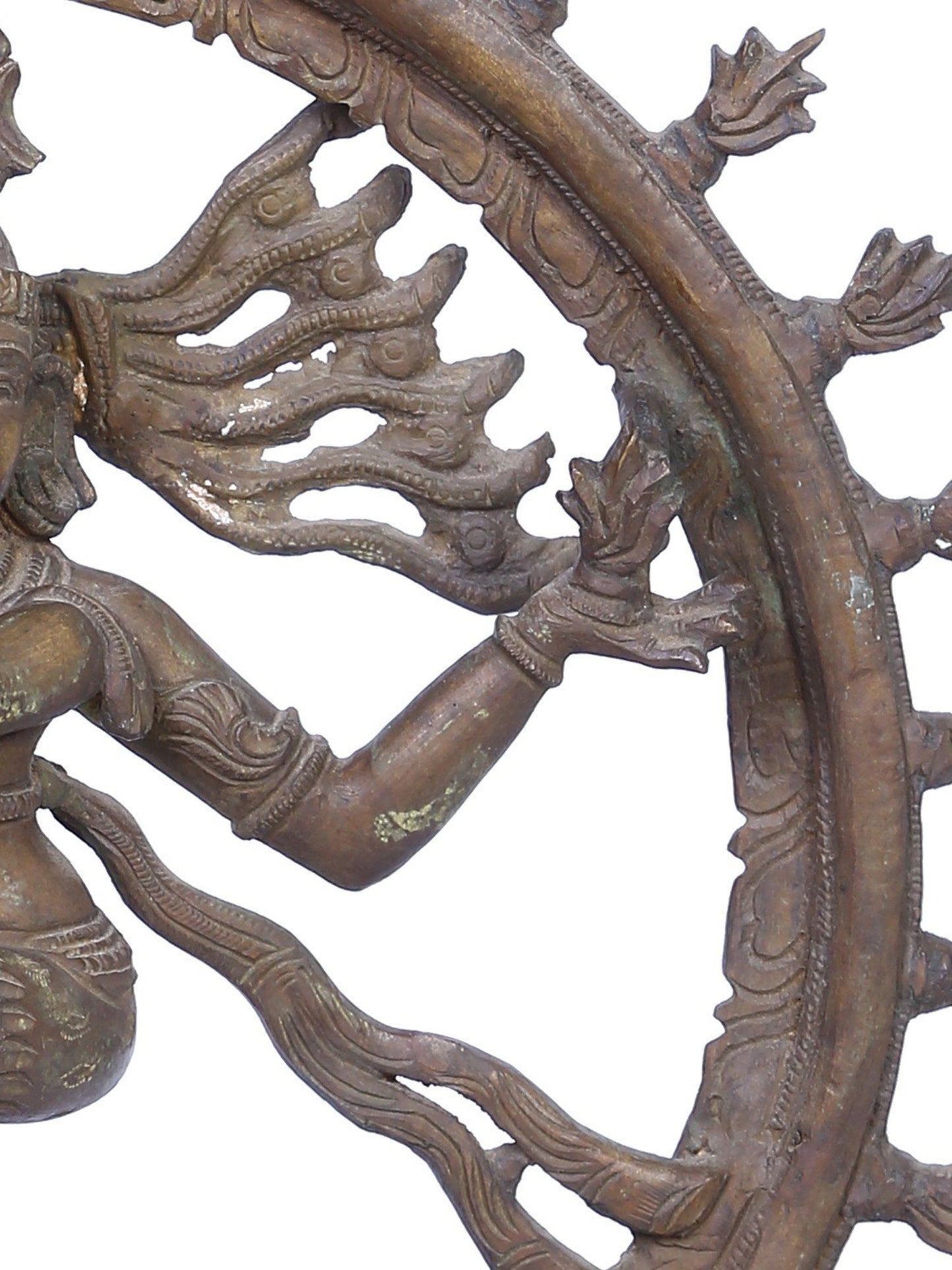 13" Nataraja (Dancing Shiva) Statue | Madhuchista Vidhana (Lost-Wax) | Panchaloha Bronze from Swamimalai