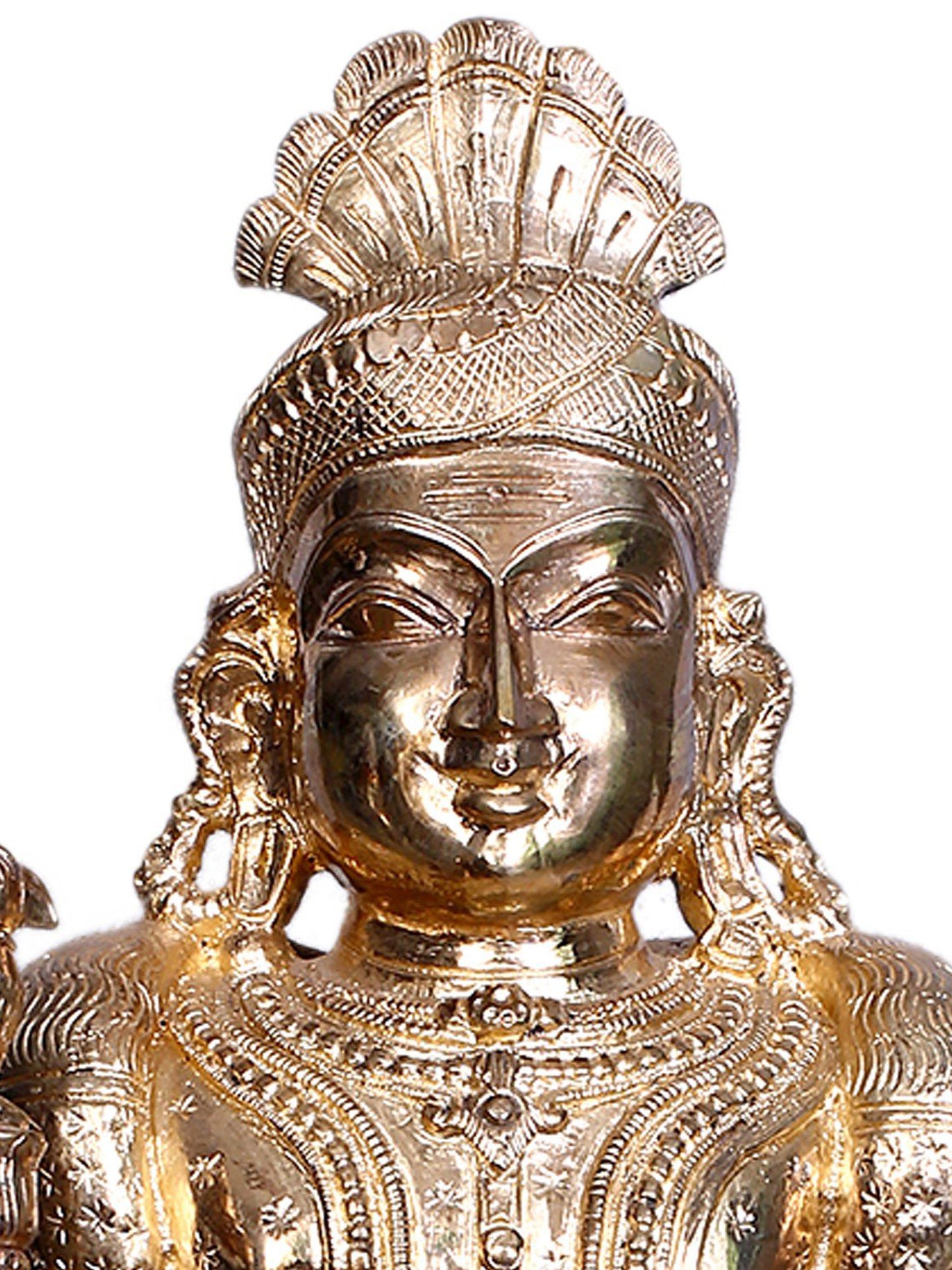 24" Bronze Standing Kartikeya Statue | Madhuchista Vidhana (Lost-Wax) | Panchaloha Bronze Statue From Swamimalai