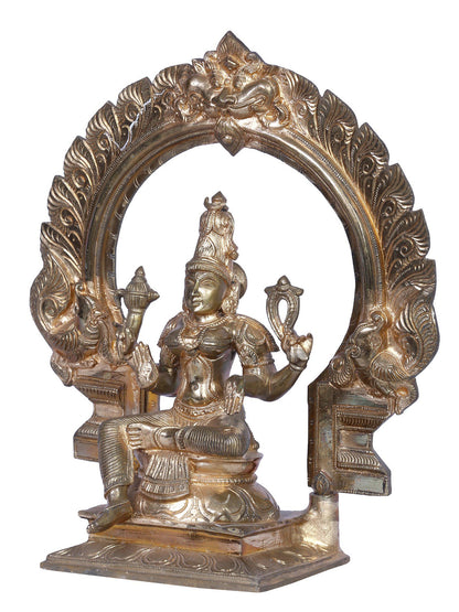 12" Bronze Goddess Bhuvaneshvari Statue | Handmade | Madhuchista Vidhana (Lost-Wax) | Panchaloha Bronze from Swamimalai