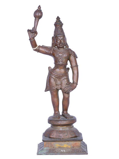 12" Karuppu Sami Panchaloha Bronze Statue From Swamimalai | Handmade Idol | Madhuchista Vidhana