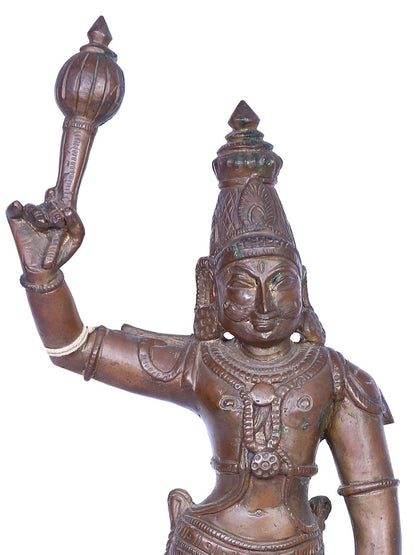 12" Karuppu Sami Panchaloha Bronze Statue From Swamimalai | Handmade Idol | Madhuchista Vidhana