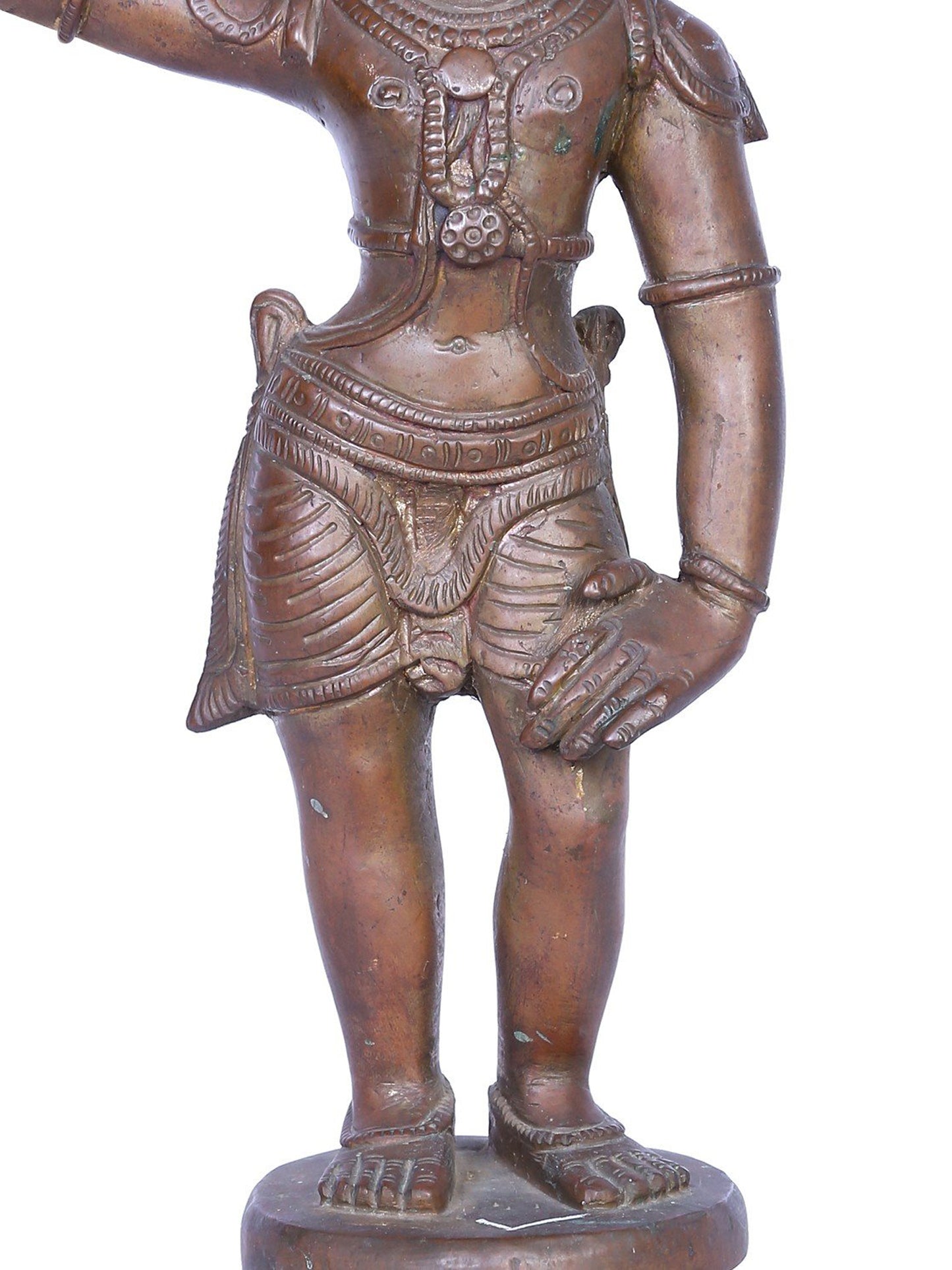 12" Karuppu Sami Panchaloha Bronze Statue From Swamimalai | Handmade Idol | Madhuchista Vidhana