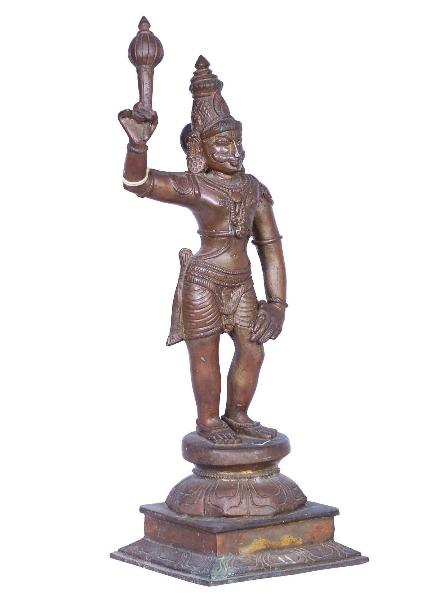 12" Karuppu Sami Panchaloha Bronze Statue From Swamimalai | Handmade Idol | Madhuchista Vidhana